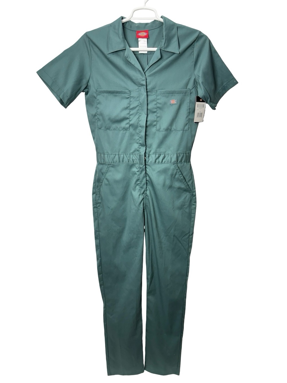 NWT Dickies Teal Short Sleeve Coveralls Women's Size Medium Workwear Jumpsuit